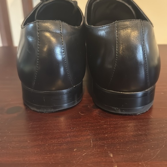 Aldo Elas black leather cap toe lace up dress shoes size 10 - Picture 8 of 15